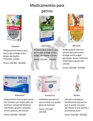 Medicamentos mascotas