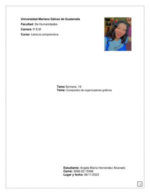 Compendio De Organizadores Gráficos Para La Lectura