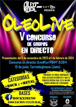 Bases Concurso Oleo Live 2024