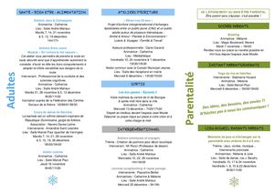 Programme Pôle Adultes-Familles Novembre Décembre 2023