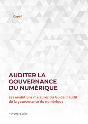 Auditer La Gouvernance Du Numérique Les éVolutions Majeures Du Guide D’audit De La Gouvernance Du Numérique