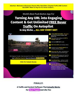 The Number One World’s Best A I Software For Unlimited Free, Laser Targeted Buyer Traffic