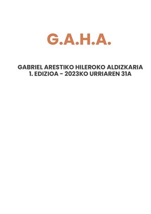 Gabriel Aresti Aldizkaria Lh6