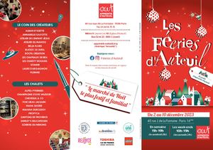 Dépliant Féeries d'Auteuil 2023