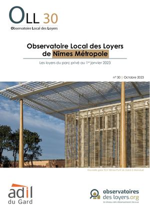 Observatoire Local des Loyers du parc privé 2023 sur Nîmes Métropole / ADIL30