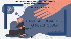 Basic Approaches To Psychology