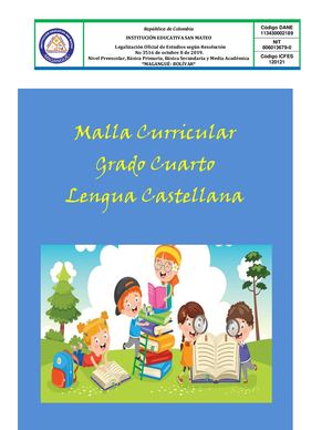 Malla Curricular De Castellano  4° y 5°