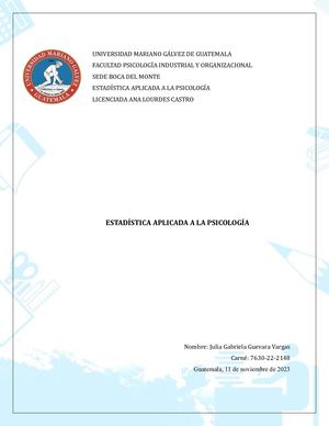 Trabajo Final Estadística Aplicada A La Psicología