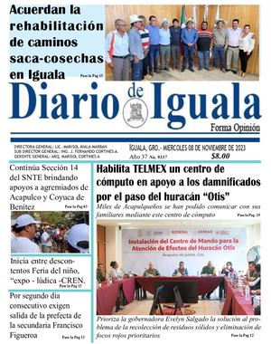 Miercoles 08 De Noviembre De 2023 Diario De Iguala