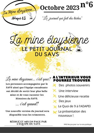 Adapei 63 - La Mine Eloysienne - Octobre 2023