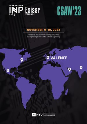 Brochure CSAW - plus grand événement académique de cybersécurité