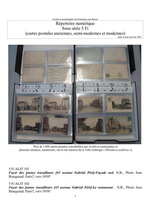 AMFAR FDS 5Fi Cartes postales de Fontenay-aux-Roses 202101