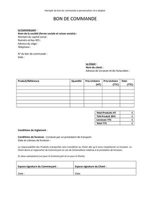 Exemple Bon De Commande V07112023