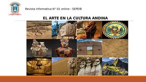 EL ARTE EN LA CULTURA ANDINA