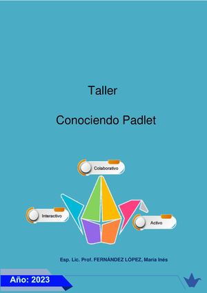 Taller Conociendo Padlet 2023 Cicap