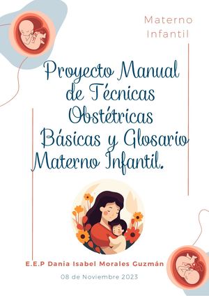 Glosario Y Manual De Técnicas Y Procedimientos