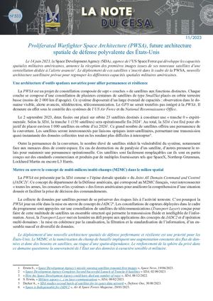 LA NOTE DU CESA N°533