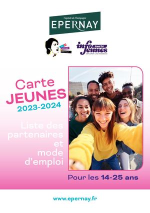 Carte Jeunes : liste des partenaires et mode d'emploi (2023-2024)