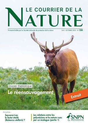 LE COURRIER DE LA NATURE N°338 - EXTRAIT
