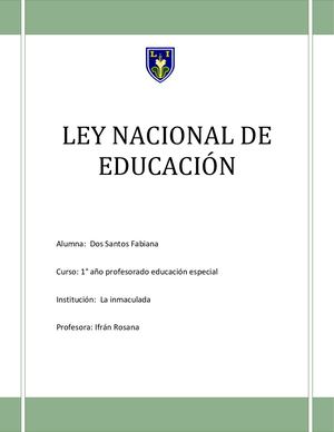 Leyes Educación Argentina