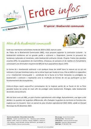 Erdre Infos n°24 - Novembre 2023
