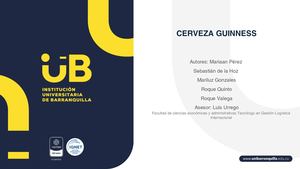 Cerveza Guinness Presentacion