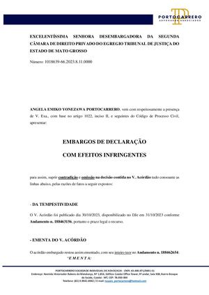 Senhora Angela Portocarrero Reage à Possibilidade De Ser Declarada Litigante De Má Fé