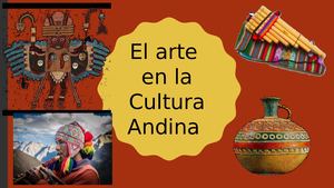 El Arte En La Cultura Andina