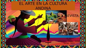 Revista El Arte En La Cultura Andina
