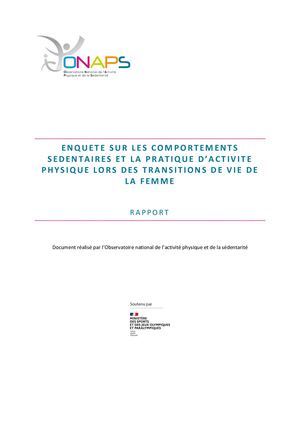 Rapport Enquete Femme Vf