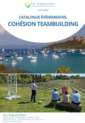 Catalogue Cohésion Et Team building Var Organisation V3 2022