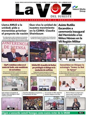 La Voz del Sureste 10 11 2023