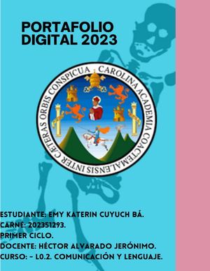 Portafolio Original Comunicación Y Lenguaje Emy Cuyuch