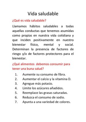 Vida Saludable Uñtimo