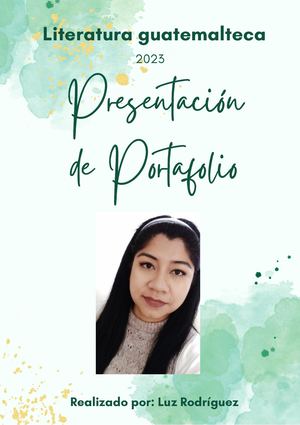Literatura Guatemalteca (1)