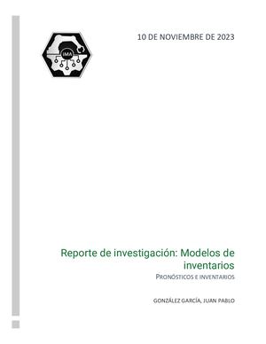 Modelos De Inventarios