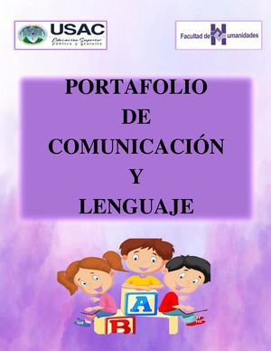 Portafolio De Comunicación Y Lenguaje