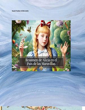 Alicia En El Pais De Las Maravillas Yaziel Tuñón