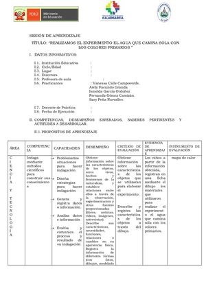 Esquema Sesión De Aprendizaje Inicial 2023 (1)
