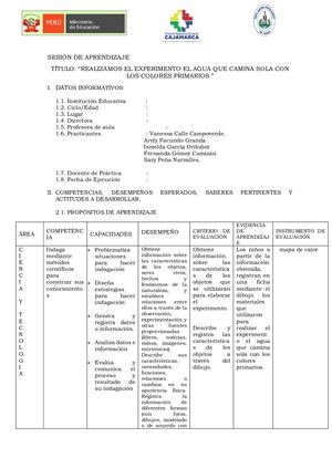 Esquema Sesión De Aprendizaje Inicial 2023 (1)