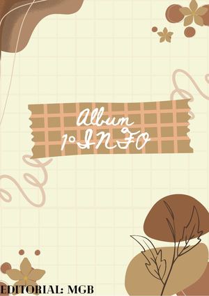 Beige And Brown Aesthetic Corner Notebook Cover A4