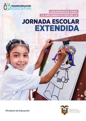 Lineamiento De Jornada Extendida 8 11 2023