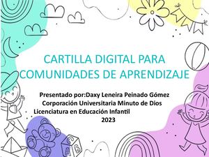 Cartilla Digital Para Comunidades De Aprendizaje 1