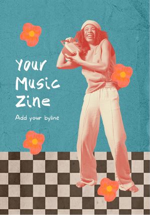 Pastel Blue Pastel Orange Light Orange Collage Music Personal Interests Zine