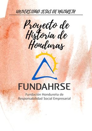 Portada Propuesta De Proyecto Acuarela Creativo Crema
