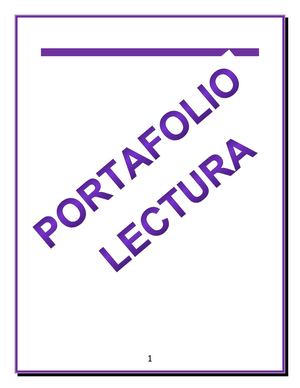 Portafolio Lectura