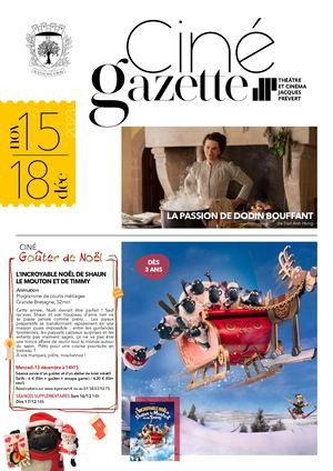 Ciné Gazette Du 15 Nov Au 18 Déc