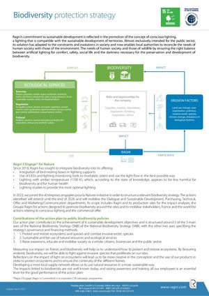 Biodiversity protection plan