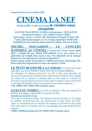 Programme La Nef Grenoble(56)