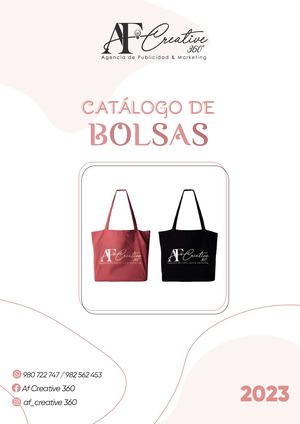 Catálogo De Bolsas Af Creative 360